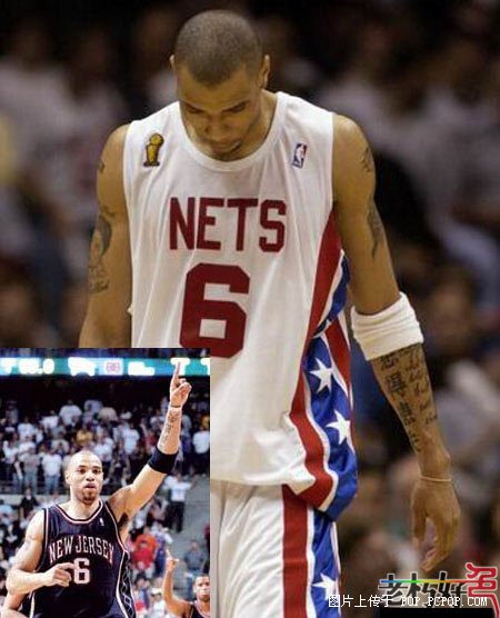 　NBA篮球明星：肯扬·马丁——“患得患失”纹在左手小臂内侧.jpg