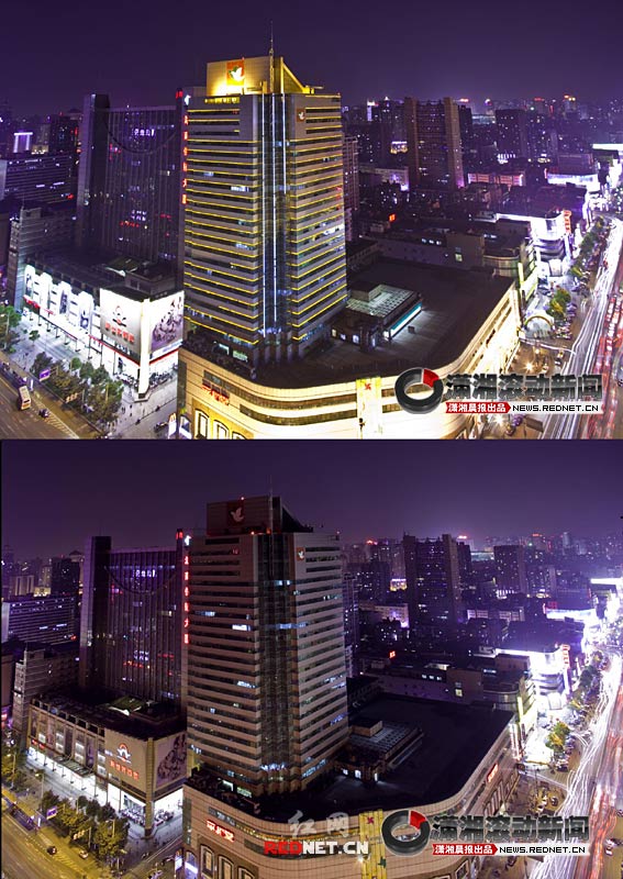 五一商圈熄灯前后.jpg